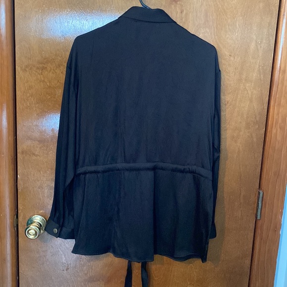 Zara wrinkle satin effects Overshirt - Picture 8 of 9